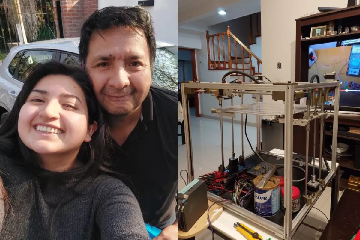 Una estudiante de la UNSAM y su padre diseñaron una bioimpresora 3D para medicina regenerativa