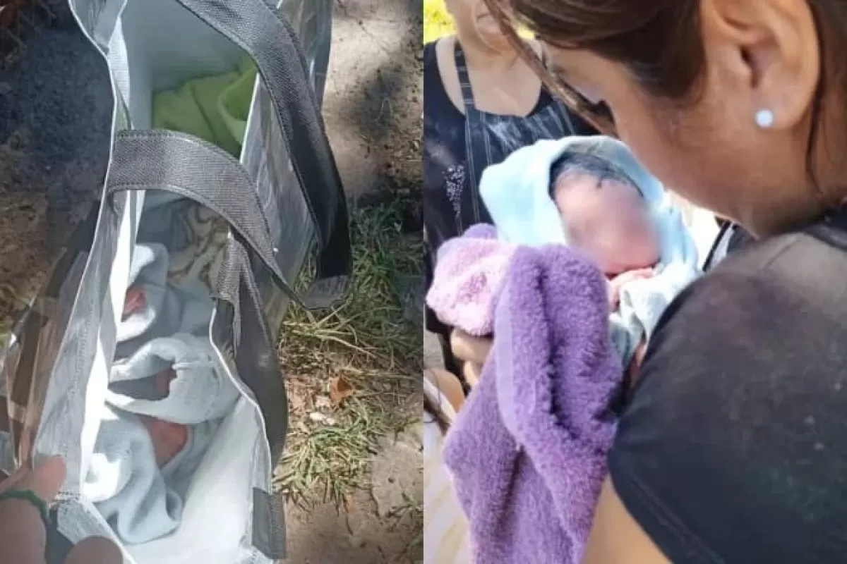 VIDEO | Merlo: abandon&oacute; a su beb&eacute; reci&eacute;n nacido en la calle y fue identificada por c&aacute;maras de seguridad