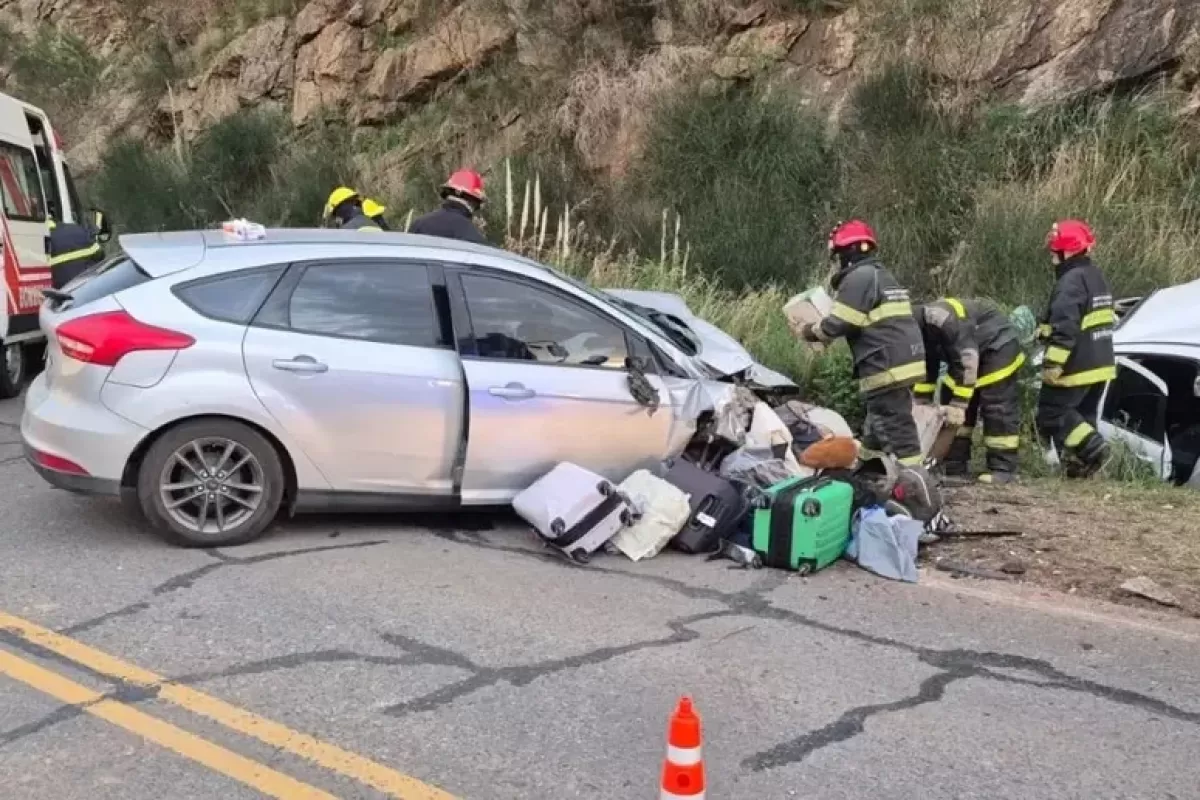 Tornquist: murieron cuatro personas en un choque frontal sobre la ruta 76