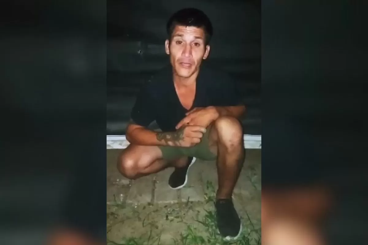 VIDEO | Capit&aacute;n Sarmiento: el pr&oacute;fugo Jonathan Iv&aacute;n Su&aacute;rez difundi&oacute; un mensaje y asegur&oacute; que quiere entregarse al juez