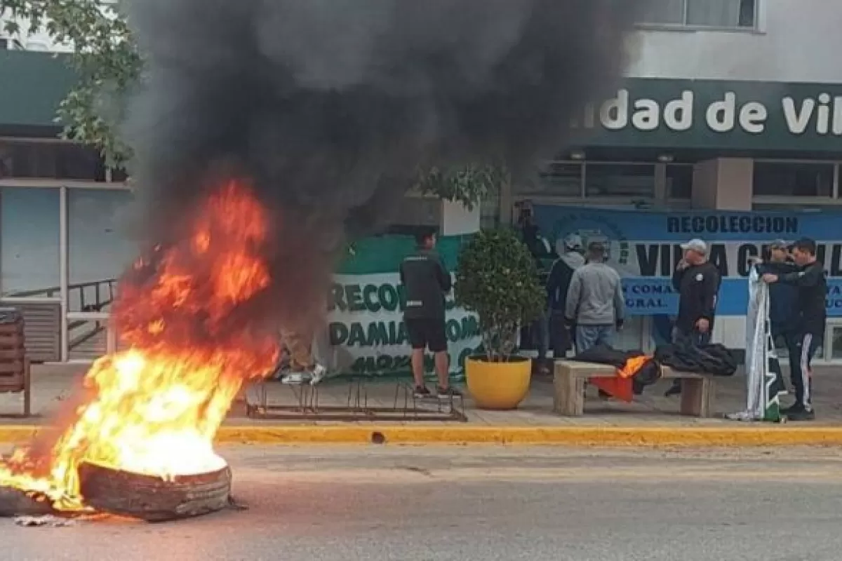 Caos en Villa Gesell: protesta de Camioneros bloque&oacute; el centro y agrav&oacute; el conflicto por la basura