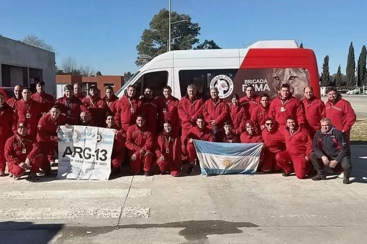 Bomberos bonaerenses viajaron a Venezuela para colaborar tras el terremoto