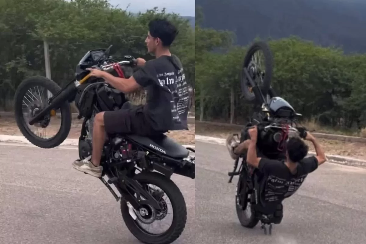 Detuvieron a un joven en Bragado por hacer "willy" con la moto y su madre lo justific&oacute;: "Est&aacute; estresado"