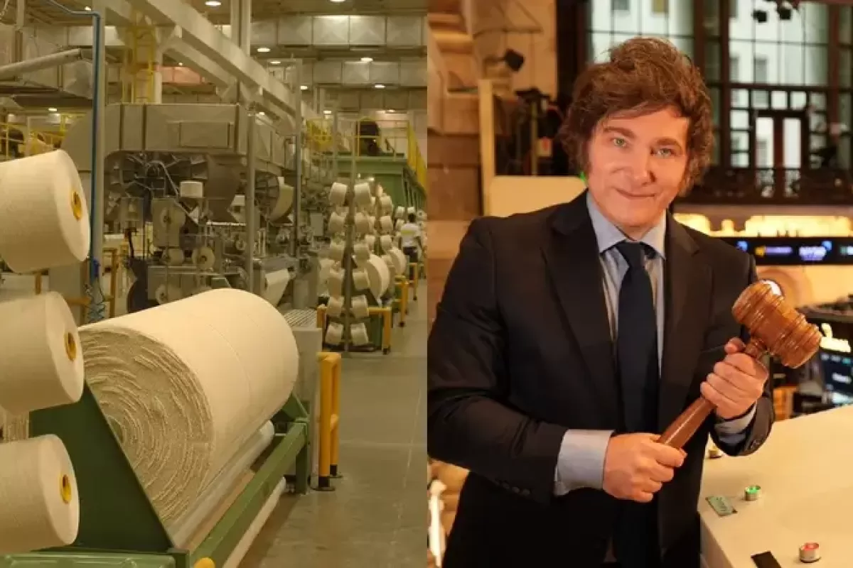 Milei atac&oacute; a la industria textil y recibi&oacute; una dura respuesta por desconocer la realidad de las pymes