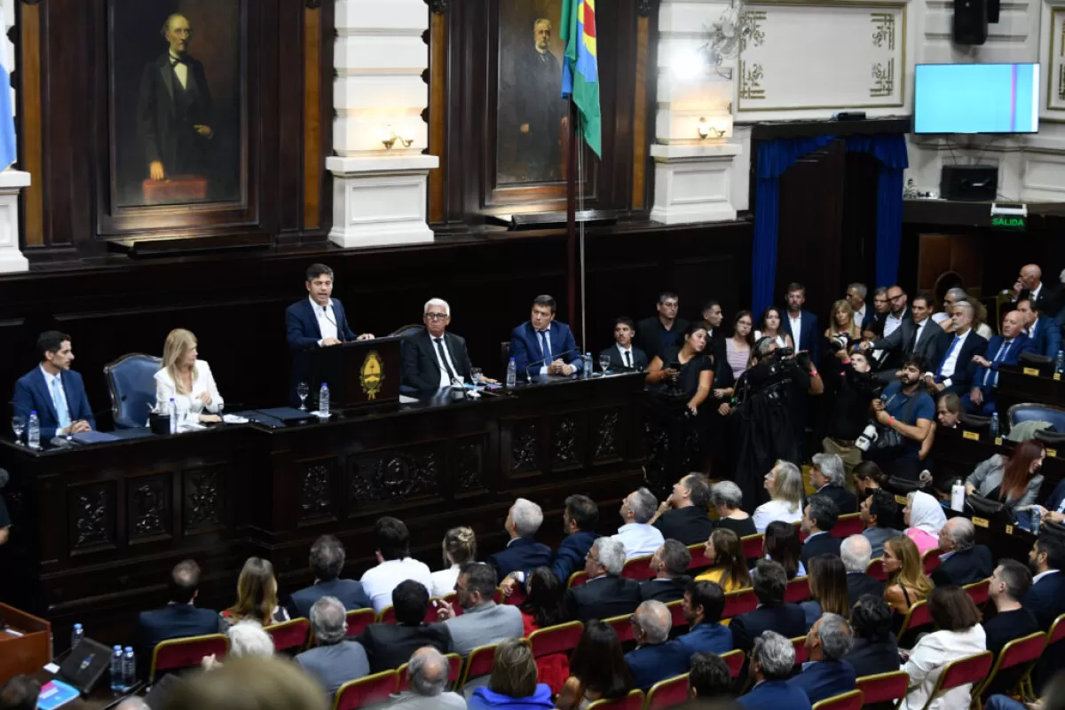 VIDEO | Kicillof inaugur&oacute; el per&iacute;odo de sesiones con un duro ataque a Milei y un mensaje electoral hacia 2027