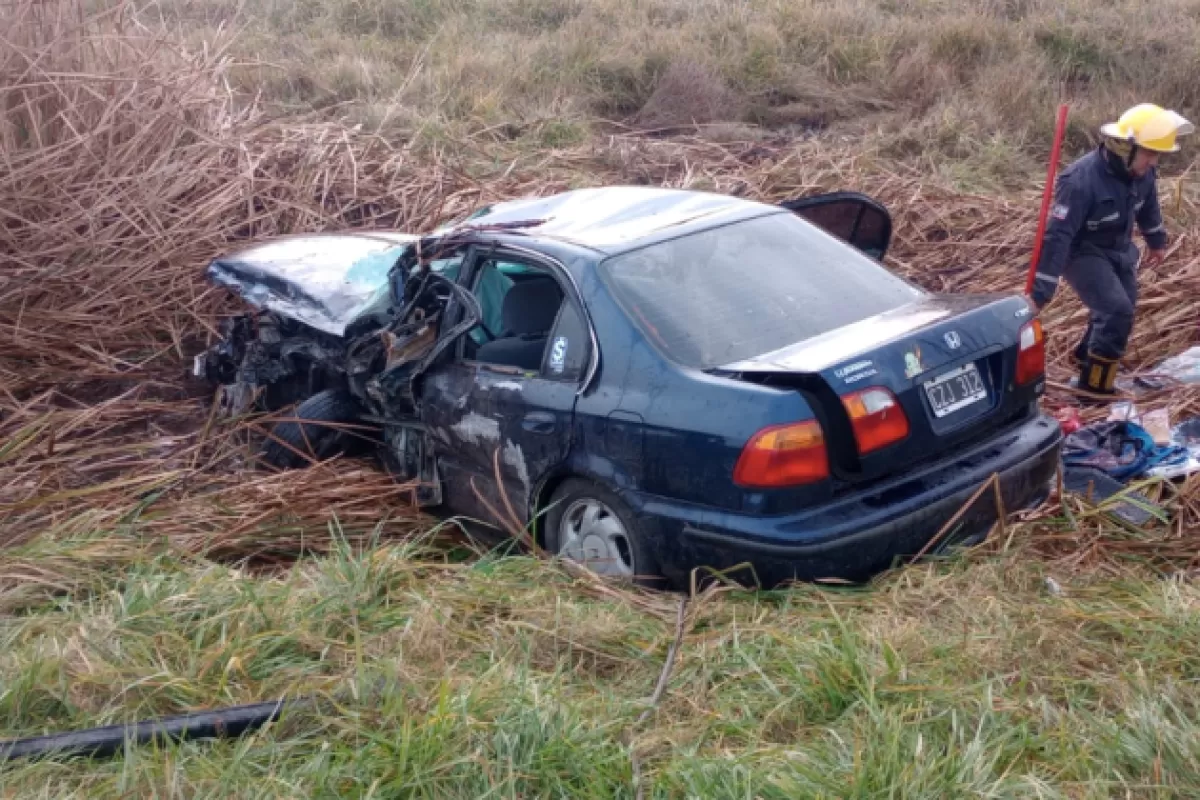 Fatal triple choque en Pehuaj&oacute;: padre e hijo fallecieron y hay cuatro heridos