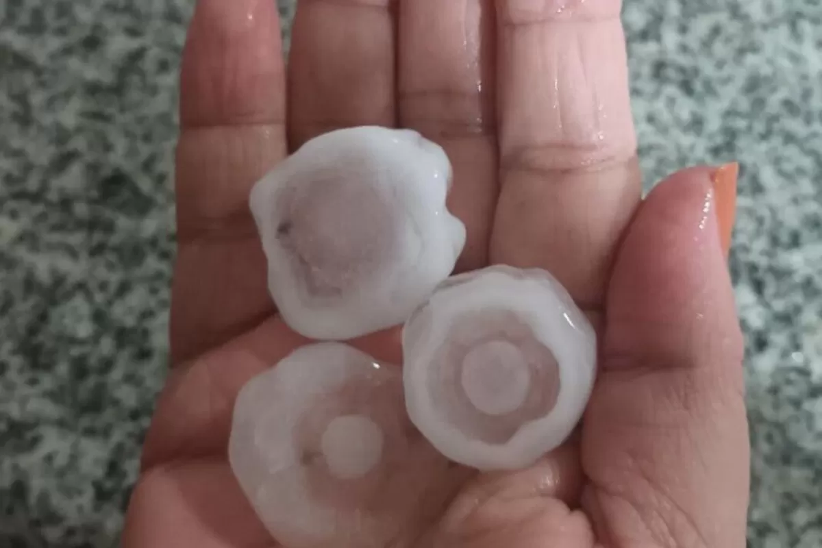 Fuerte granizada sorprendi&oacute; a distritos del noroeste bonaerense durante la madrugada