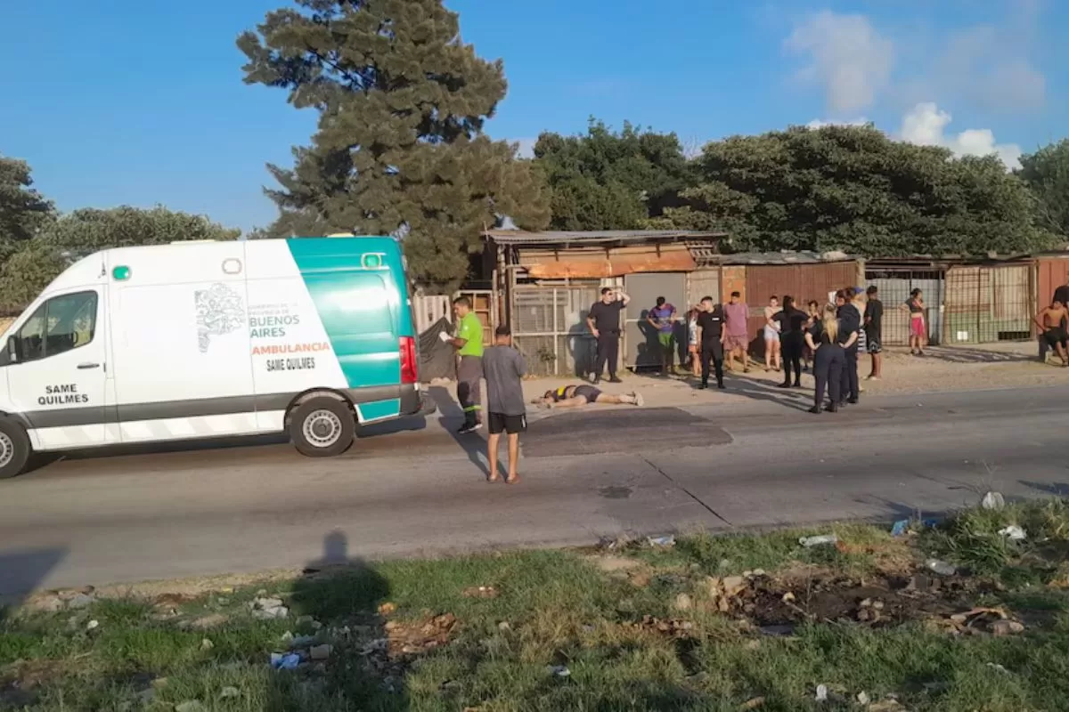 VIDEO | Quilmes: intentaron asaltar en el Acceso Sudeste y uno de los delincuentes termin&oacute; atropellado y detenido