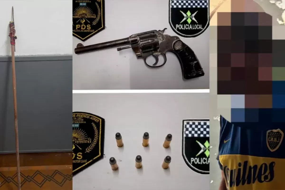 San Nicol&aacute;s: detuvieron a un hombre tras amenazar a su pareja y atacar a polic&iacute;as con un arp&oacute;n