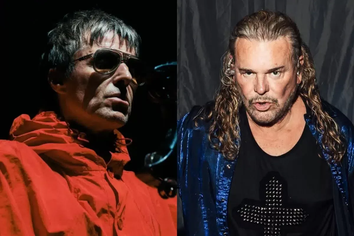 VIDEO | Liam Gallagher y Fher Olvera protagonizaron un cruce antes del duelo entre M&eacute;xico e Inglaterra