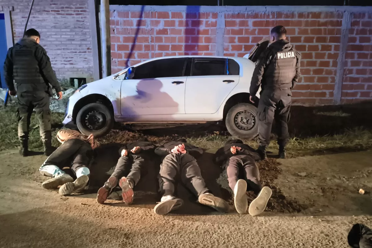 La Plata: cuatro detenidos tras dos intentos de entradera y una persecuci&oacute;n