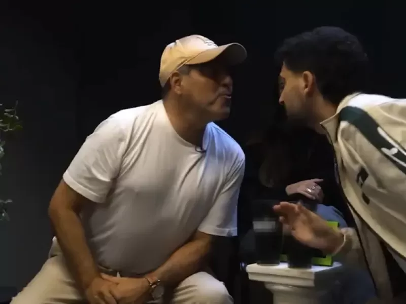 VIDEO | Mariano I&uacute;dica amenaz&oacute; y escupi&oacute; al conductor que lo entrevistaba