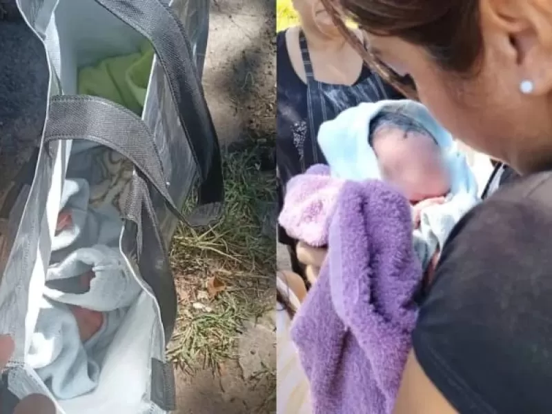 VIDEO | Merlo: abandon&oacute; a su beb&eacute; reci&eacute;n nacido en la calle y fue identificada por c&aacute;maras de seguridad
