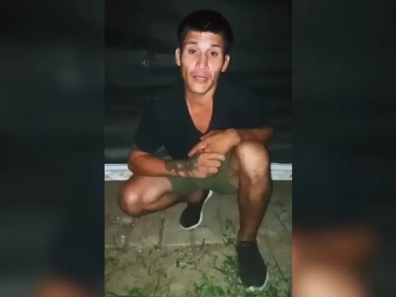 VIDEO | Capit&aacute;n Sarmiento: el pr&oacute;fugo Jonathan Iv&aacute;n Su&aacute;rez difundi&oacute; un mensaje y asegur&oacute; que quiere entregarse al juez