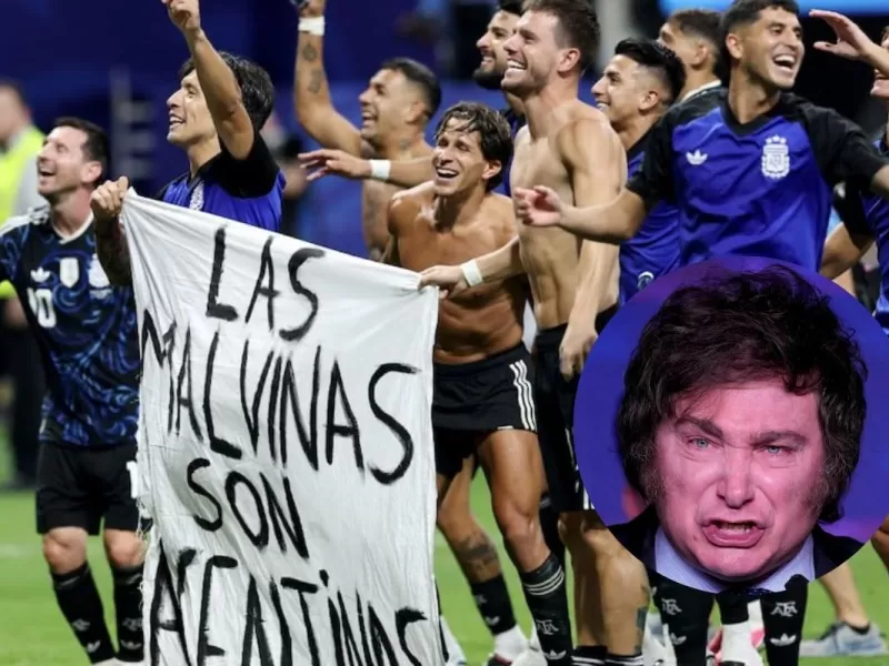 Milei apunt&oacute; contra la Scaloneta por el reclamo de Malvinas: "Hacen berrinches de adolescentes termo mononeuronales"