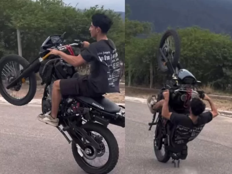Detuvieron a un joven en Bragado por hacer "willy" con la moto y su madre lo justific&oacute;: "Est&aacute; estresado"