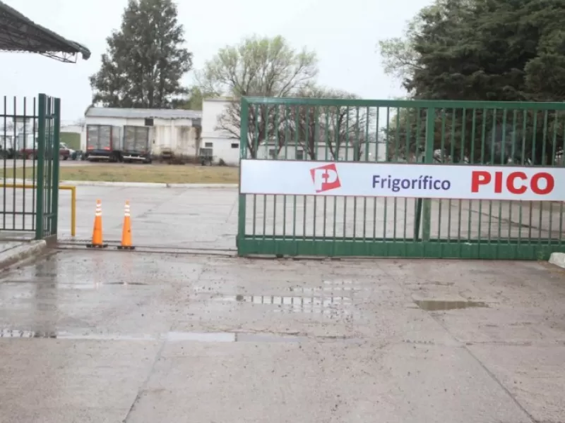 La Pampa: Frigor&iacute;fico Pico paraliz&oacute; la planta y suspendi&oacute; a 450 trabajadores por deudas millonarias