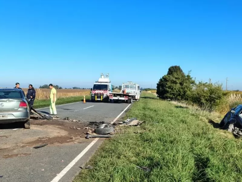 General Madariaga: un hombre muri&oacute; tras un violento choque frontal en la ruta 74
