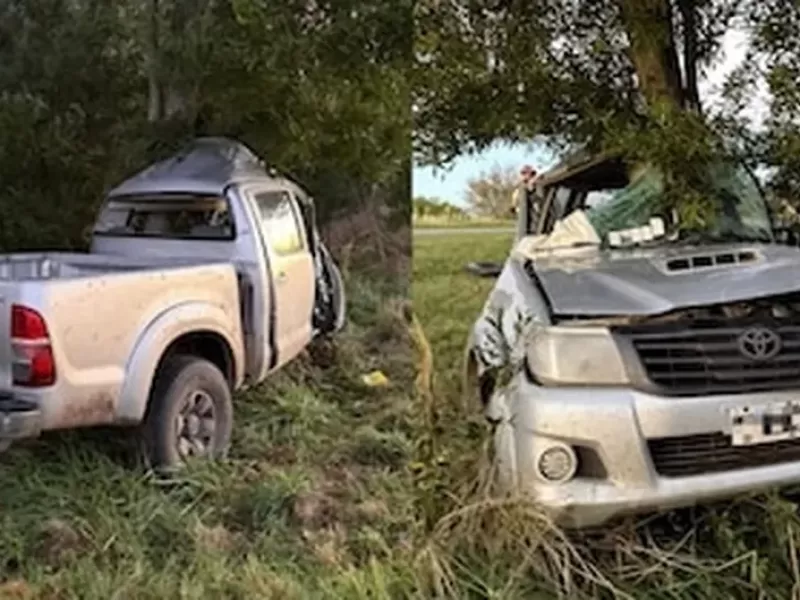 General Madariaga: murieron un joven y su beb&eacute; tras un brutal choque contra un &aacute;rbol en la Ruta 74