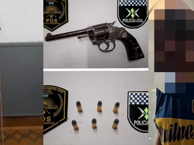 San Nicol&aacute;s: detuvieron a un hombre tras amenazar a su pareja y atacar a polic&iacute;as con un arp&oacute;n