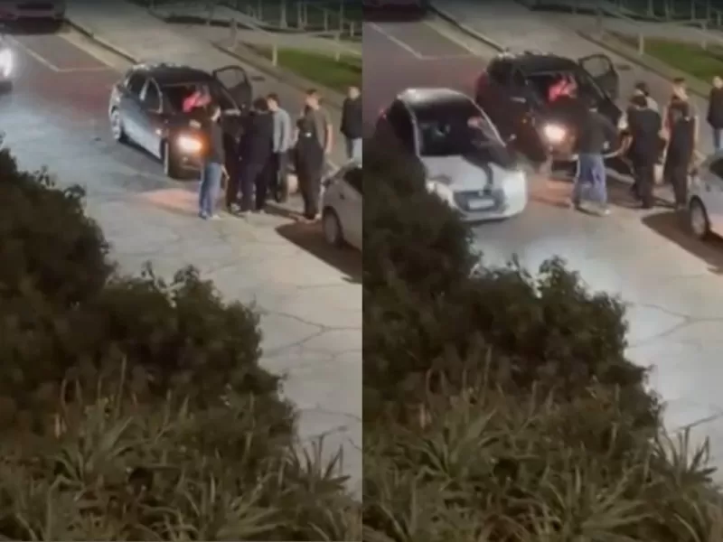 VIDEO | Una pelea callejera termin&oacute; con un joven atropellado en Mar del Plata
