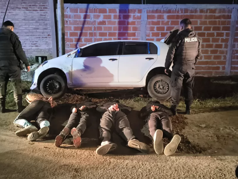 La Plata: cuatro detenidos tras dos intentos de entradera y una persecuci&oacute;n