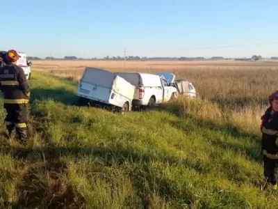 Tres personas murieron en un choque frontal en la ruta 33 en Guamin&iacute;
