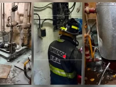 Explosi&oacute;n e incendio en el Hospital Sbarra de La Plata: evacuaron el edificio y no hubo heridos