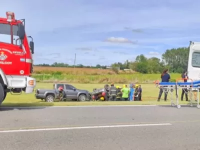 Muri&oacute; un hombre tras un choque frontal en la Ruta Provincial 30, en Chivilcoy: uno de los conductores era menor