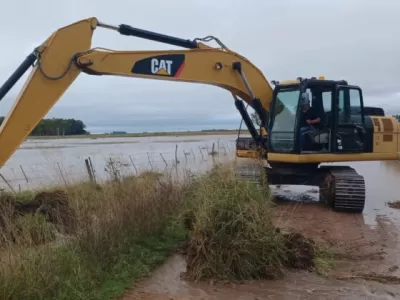 VIDEO | Lluvias extremas dejaron evacuados, desbordes y alerta en el centro de la provincia