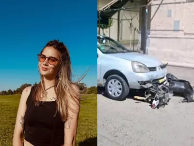 VIDEO | Conmoci&oacute;n en Rojas: muri&oacute; una joven mam&aacute; tras chocar en moto contra un auto