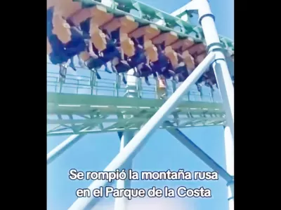 VIDEO | Tigre: una monta&ntilde;a rusa del Parque de la Costa se detuvo durante 20 minutos en altura y gener&oacute; p&aacute;nico
